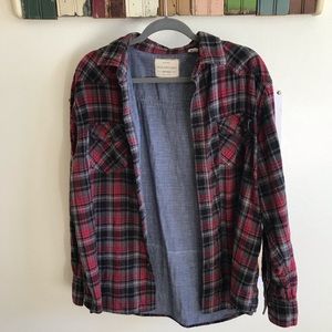 Red flannel button up